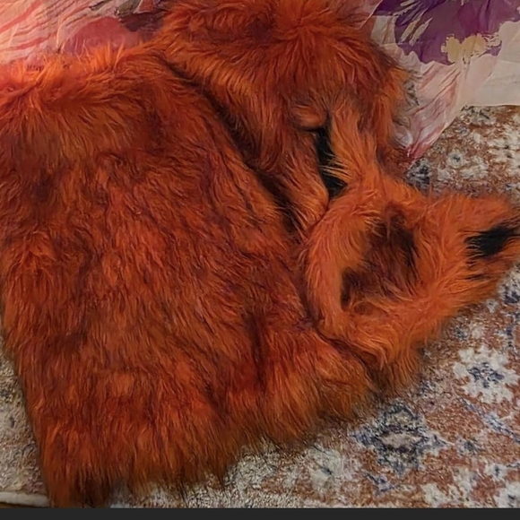 Orange Faux Fur Fox Cosplay Set - Picture 3 of 6